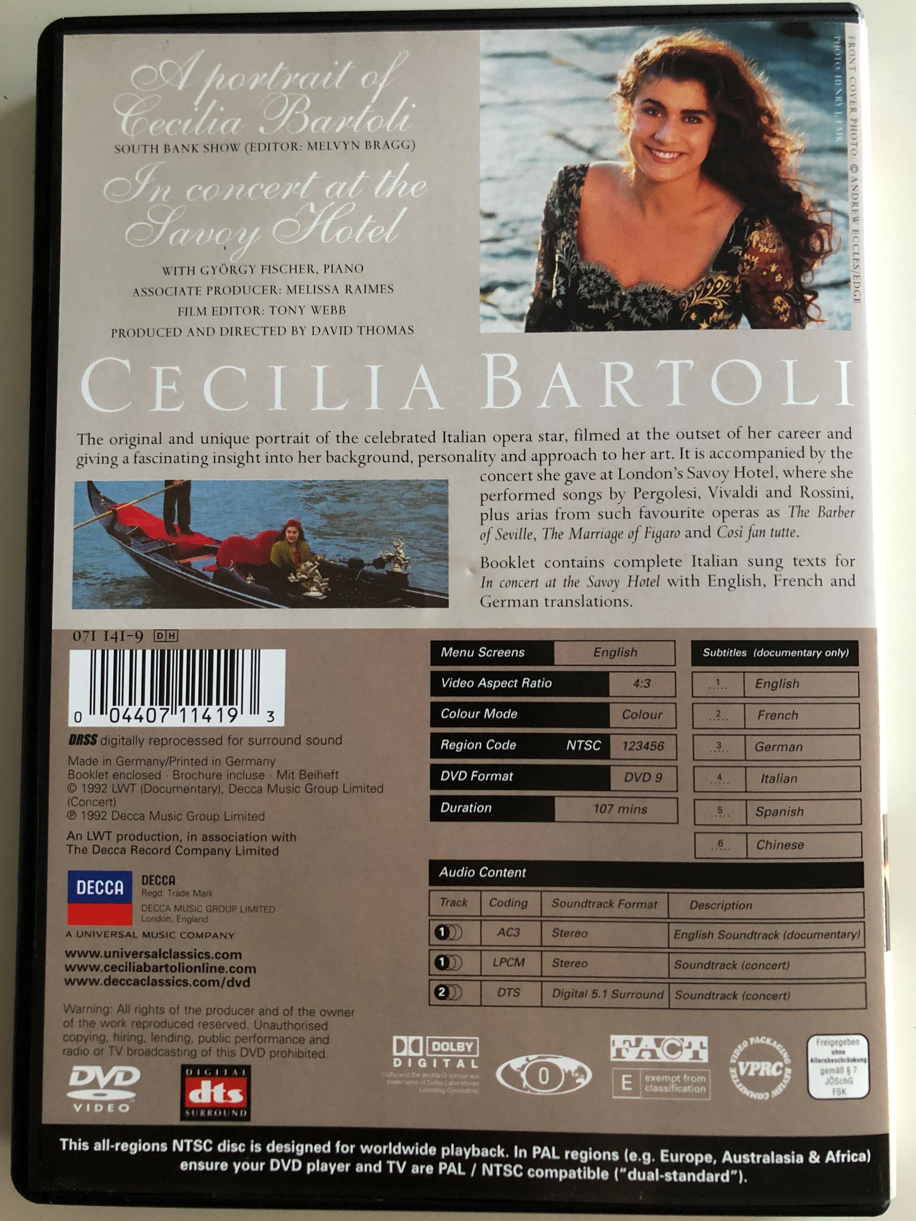 Cecilia Bartoli - A Portrait DVD 1992 The original documentary film 1.JPG
